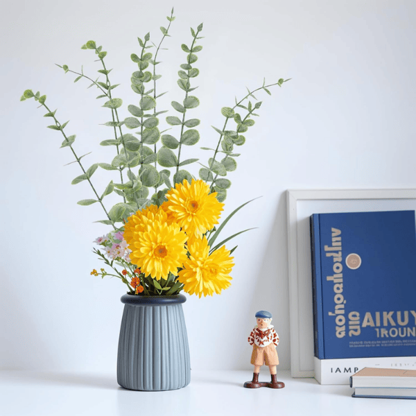 20pcs Artificial Eucalyptus Stems – Realistic Greenery Leaves