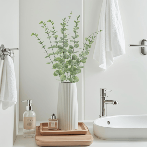 20pcs Artificial Eucalyptus Stems – Realistic Greenery Leaves