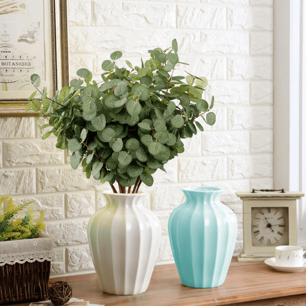 6 Bunches 24" Artificial Eucalyptus Stems