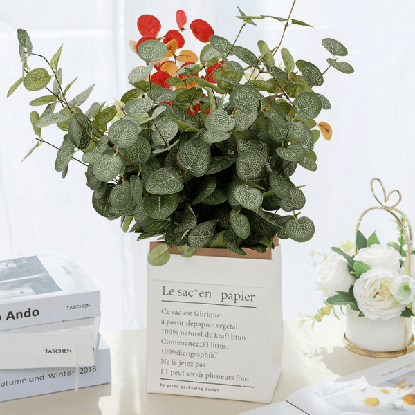 6 Bunches 24" Artificial Eucalyptus Stems