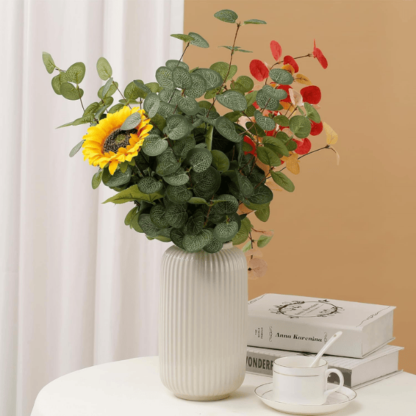 6 Bunches 24" Artificial Eucalyptus Stems