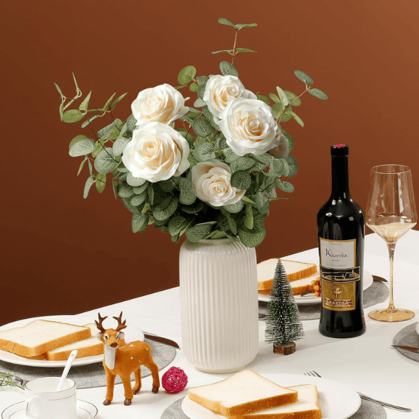 6 Bunches 24" Artificial Eucalyptus Stems