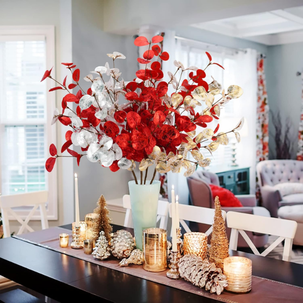 16 Pcs 28" Artificial Eucalyptus Stems