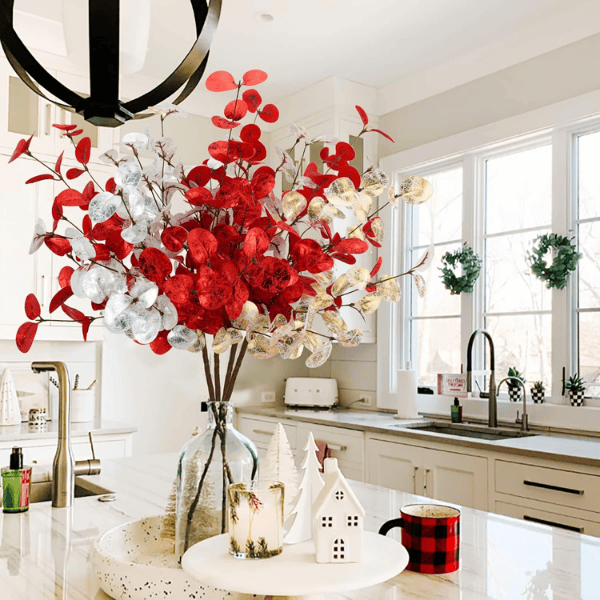 16 Pcs 28" Artificial Eucalyptus Stems