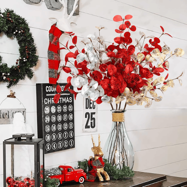 16 Pcs 28" Artificial Eucalyptus Stems