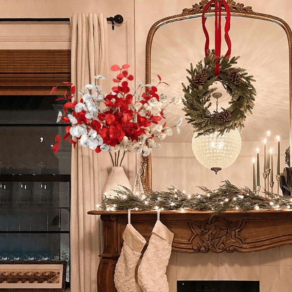 16 Pcs 28" Artificial Eucalyptus Stems