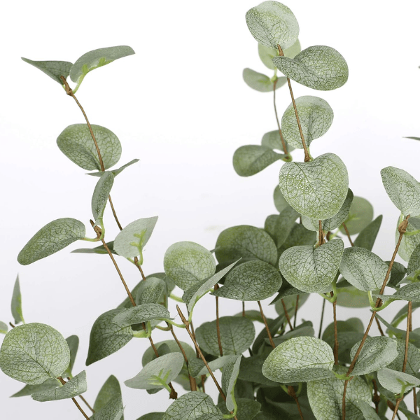6 Pcs 27" Artificial Eucalyptus Stems – Greenery Silk Leaves for Home & Wedding